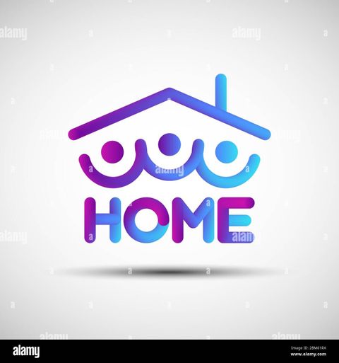 House Icon Home Sign Stock Vector Images - Alamy within The Craftsmanship Behind the Home Square Luanda Wood Coffee Table Set